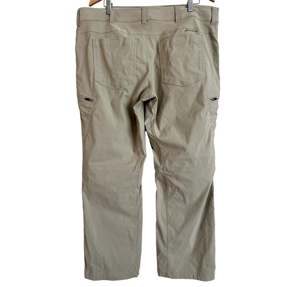 Eddie Bauer Men's First Ascent Pants-Size 40x30-Khaki Color-EUC - Picture 5 of 9